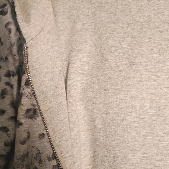 🐆DANA BUCHMAN REVERSIBLE ANIMAL PRINT HOODIE PARKA - SIZE L🐆 - Picture 7 of 7